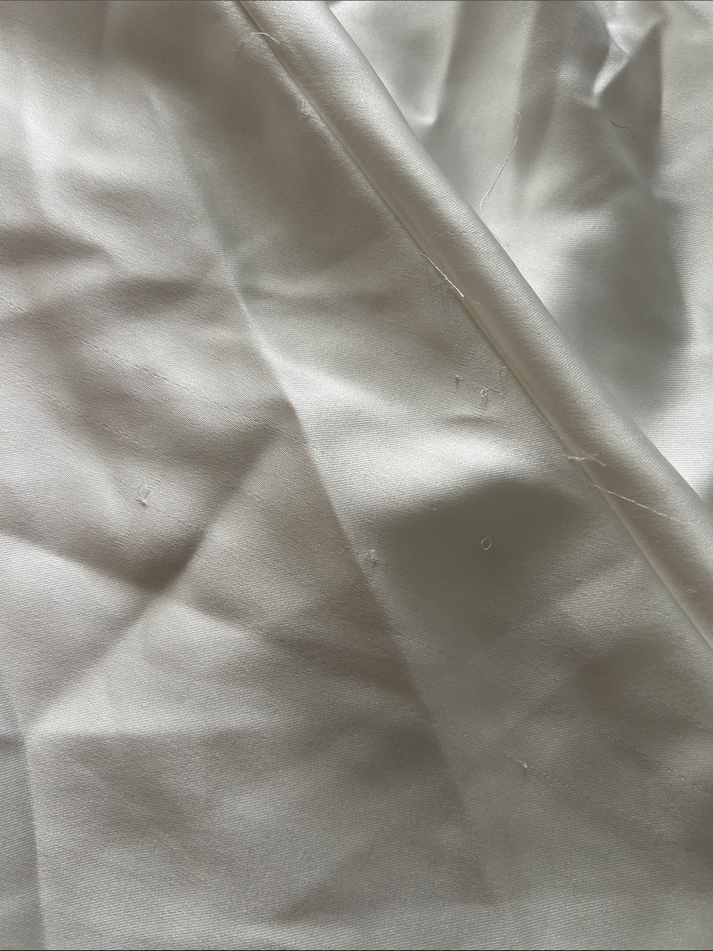 ZARA White Satin V-Neck Tie-Front Mini Dress - Picture 8 of 8